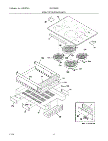05 - Maintop parts for Frigidaire Cooktop GLEC30S9ESB from AppliancePartsPros.com