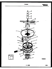 06 - Motor Pump Parts parts for Frigidaire Dishwasher DW1800V1 from AppliancePartsPros.com