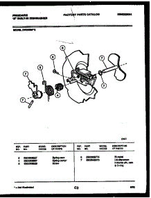 03 - Cam parts for Frigidaire Dishwasher DW2508PW2 from AppliancePartsPros.com