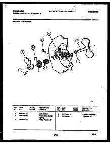 03 - Cam parts for Frigidaire Dishwasher DW2558PW2 from AppliancePartsPros.com