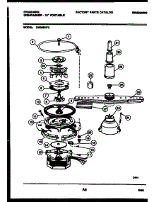 06 - Motor Pump Parts parts for Frigidaire Dishwasher DW2558PW2 from AppliancePartsPros.com