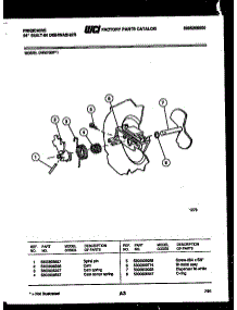 03 - Cam parts for Frigidaire Dishwasher DW5700PW1 from AppliancePartsPros.com