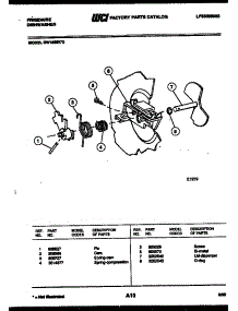 03 - Cam parts for Frigidaire Dishwasher DW1085KW2 from AppliancePartsPros.com