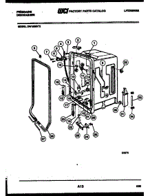 05 - Tub And Frame Parts parts for Frigidaire Dishwasher DW1085KW2 from AppliancePartsPros.com