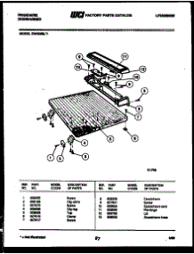 07 - Top Parts parts for Frigidaire Dishwasher DW3350H1 from AppliancePartsPros.com