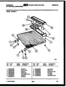 08 - Top And Miscellaneous Parts parts for Frigidaire Dishwasher DW4650PW1 from AppliancePartsPros.com