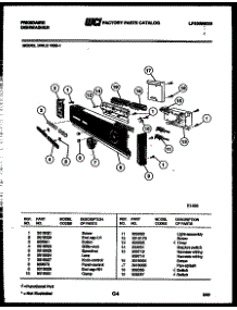 03 - Console And Control Parts parts for Frigidaire Dishwasher DWLE1000W1 from AppliancePartsPros.com