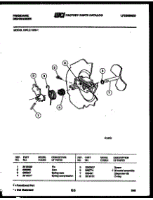 04 - Cam parts for Frigidaire Dishwasher DWLE1000W1 from AppliancePartsPros.com