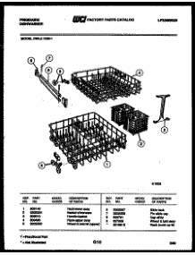 08 - Racks And Trays parts for Frigidaire Dishwasher DWLE1000W1 from AppliancePartsPros.com