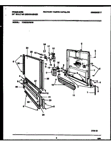 04 - Door Parts parts for Frigidaire Dishwasher FDB232RBR0 from AppliancePartsPros.com