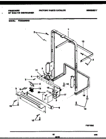 07 - Power Dry And Motor Parts parts for Frigidaire Dishwasher FDB232RBR0 from AppliancePartsPros.com
