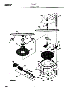 05 - Motor & Pump parts for Frigidaire Dishwasher FDB435RFR2 from AppliancePartsPros.com