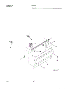 11 - Frame parts for Frigidaire Dishwasher FDB635RFS5 from AppliancePartsPros.com