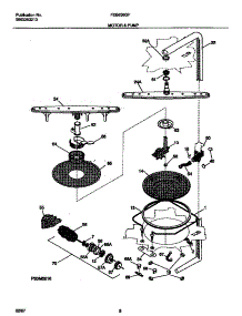 05 - Motor & Pump parts for Frigidaire Dishwasher FDB636GFS2 from AppliancePartsPros.com
