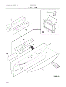 03 - Control Panel parts for Frigidaire Dishwasher FDB2810LDC1 from AppliancePartsPros.com