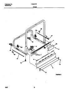 06 - Frame parts for Frigidaire Dishwasher FDB421RFS2 from AppliancePartsPros.com