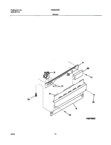 11 - Frame parts for Frigidaire Dishwasher FDB635RBS0 from AppliancePartsPros.com