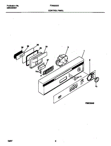 02 - Control Panel parts for Frigidaire Dishwasher FDB635RFS2 from AppliancePartsPros.com