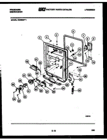 04 - Door Parts parts for Frigidaire Dishwasher DW6600FW1 from AppliancePartsPros.com