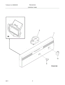 03 - Control Panel parts for Frigidaire Dishwasher FBD2400KS0A from AppliancePartsPros.com