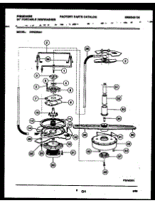 06 - Motor Pump Parts parts for Frigidaire Dishwasher DW6250A1 from AppliancePartsPros.com
