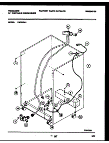 08 - Cabinet Parts parts for Frigidaire Dishwasher DW6250A1 from AppliancePartsPros.com