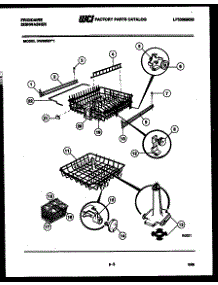 07 - Racks And Trays parts for Frigidaire Dishwasher DW6600FW1 from AppliancePartsPros.com