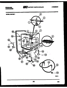 05 - Inner Tub Parts parts for Frigidaire Dishwasher DW6700LW1 from AppliancePartsPros.com