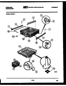 07 - Racks And Trays parts for Frigidaire Dishwasher DW6700LW1 from AppliancePartsPros.com