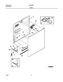 05 - Door parts for Frigidaire Dishwasher FDB126RBB1 from AppliancePartsPros.com