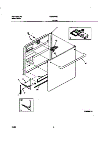 03 - Door parts for Frigidaire Dishwasher FDB679GFC5 from AppliancePartsPros.com