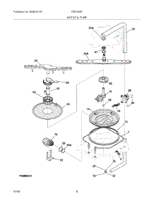 09 - Motor & Pump parts for Frigidaire Dishwasher FDB700BFQ2 from AppliancePartsPros.com