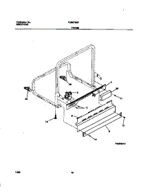 06 - Frame parts for Frigidaire Dishwasher FDB679GFC5 from AppliancePartsPros.com