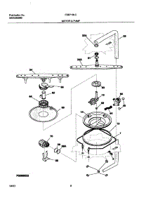 09 - Motor & Pump parts for Frigidaire Dishwasher FDB710LCB0 from AppliancePartsPros.com