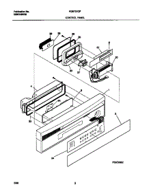 02 - Control Panel parts for Frigidaire Dishwasher FDB737GFR2 from AppliancePartsPros.com