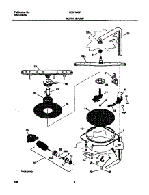 05 - Motor And Pump parts for Frigidaire Dishwasher FDB736GFR5 from AppliancePartsPros.com