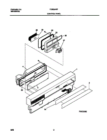 02 - Control Panel parts for Frigidaire Dishwasher FDB834RFS0 from AppliancePartsPros.com