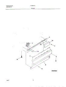 11 - Frame parts for Frigidaire Dishwasher FDB856RJB1 from AppliancePartsPros.com