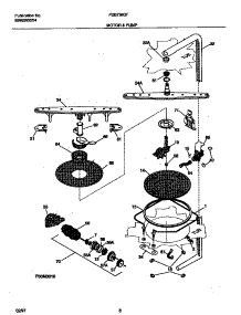05 - Motor & Pump parts for Frigidaire Dishwasher FDB736GFS2 from AppliancePartsPros.com