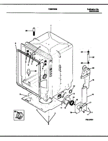 05 - Tub And Frame Parts parts for Frigidaire Dishwasher FDB878RBT0 from AppliancePartsPros.com