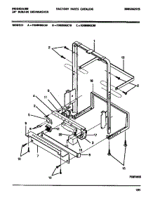 07 - Frame parts for Frigidaire Dishwasher FDB898GCT0 from AppliancePartsPros.com