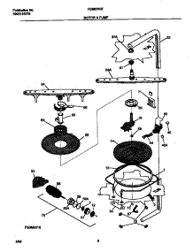 05 - Motor parts for Frigidaire Dishwasher FDB836GFB7 from AppliancePartsPros.com