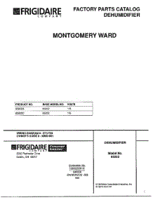 Front Coverdehumidifier parts for Frigidaire Dehumidifier 93202A from AppliancePartsPros.com