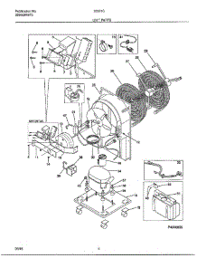Unit parts for Frigidaire Dehumidifier 93301C from AppliancePartsPros.com