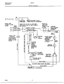 Wiring Diagram parts for Frigidaire Dehumidifier 93301C from AppliancePartsPros.com
