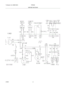 04 - Wiring Diagram parts for Frigidaire Dehumidifier FDR30S1ENG11 from AppliancePartsPros.com