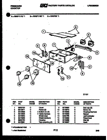 04 - Power Control parts for Frigidaire Cooktop RBSF117EW1 from AppliancePartsPros.com
