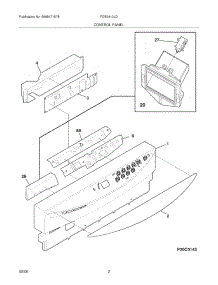 03 - Control Panel parts for Frigidaire Dishwasher FDB2410LDC4 from AppliancePartsPros.com