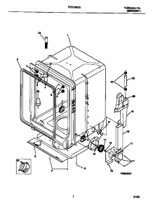 05 - Tub Details parts for Frigidaire Dishwasher FDB768GCC0 from AppliancePartsPros.com