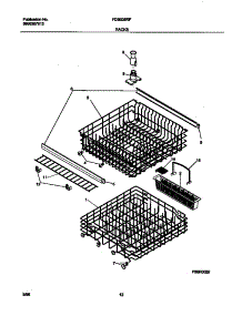 07 - Racks parts for Frigidaire Dishwasher FDB835RFB0 from AppliancePartsPros.com